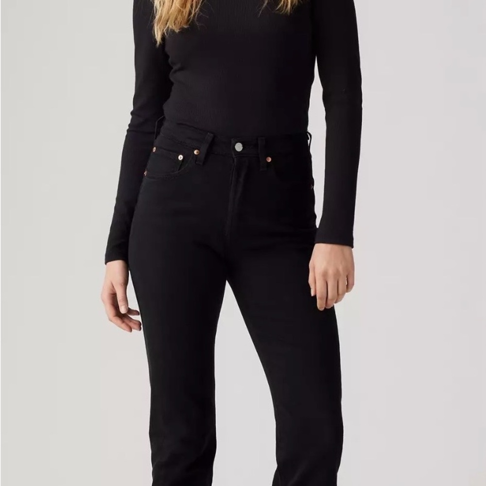 Levi's 501 Black Straight Jeans
